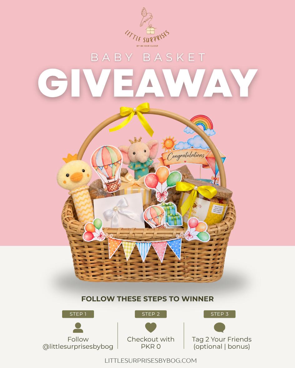 Baby Gift Basket Giveaway by Little Surprises