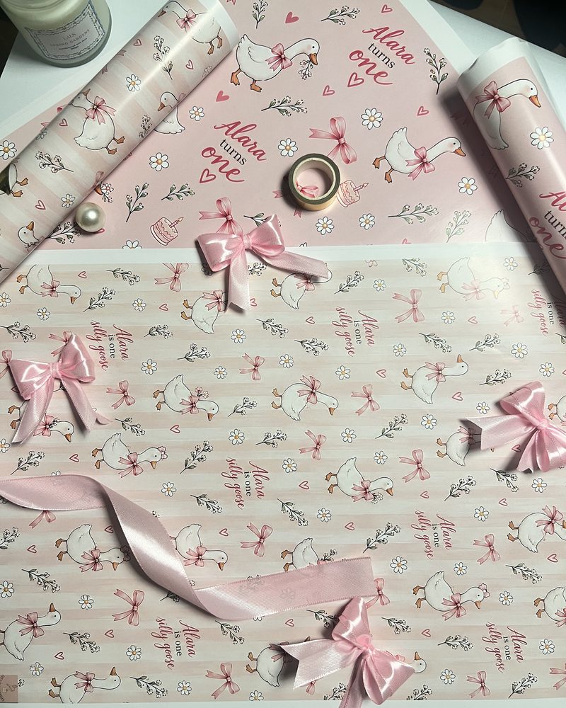 Baby Goose Wrapping Paper by Little Surprises