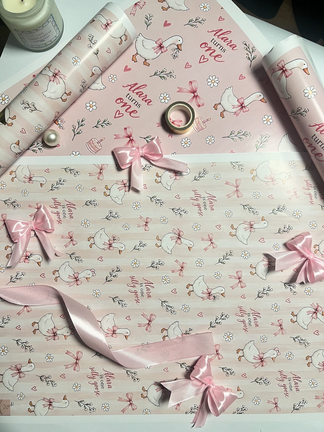 Baby Goose Wrapping Paper by Little Surprises